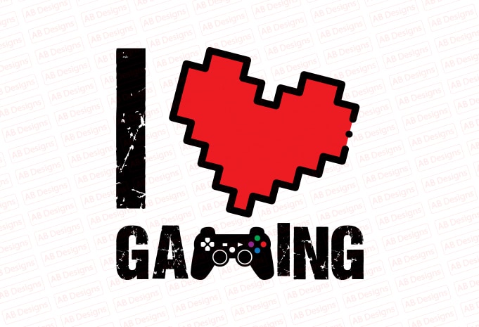 10 Gaming T-Shirt Design Bundle