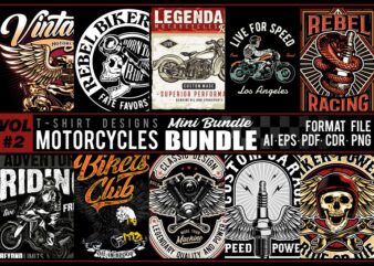 MOTORCYCLES MINI BUNDLE VOL 2 t shirt designs for sale