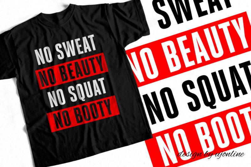 GYM BUNDLE – FITNESS – GYM T-Shirt Designs – Pack Of 10 – BEST DISCOUNTED OFFER EVER