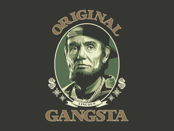 Original gangsta t shirt design online