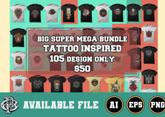 big tattoo inspired super mega bundle