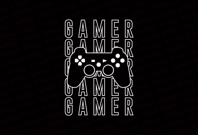 Gamer T-Shirt Design