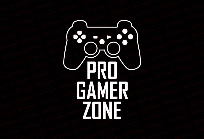 Pro gamer zone T-Shirt Design