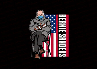 Bernie sanders mittens T-Shirt Design