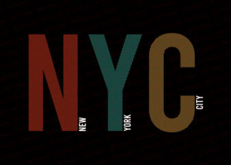 NYC, New york city USA T-Shirt Design