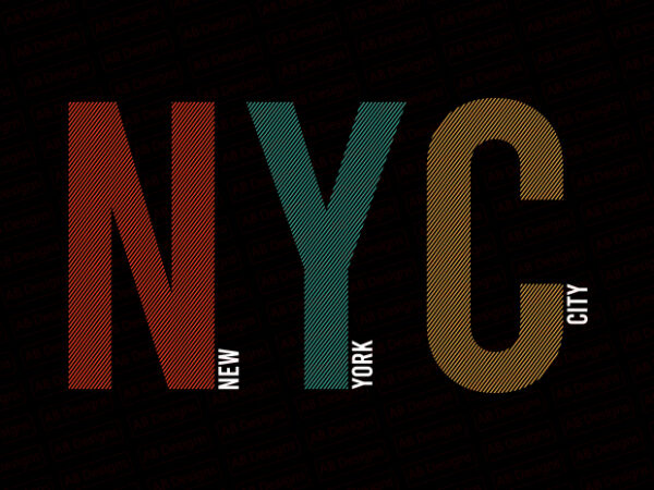 Nyc, new york city usa t-shirt design