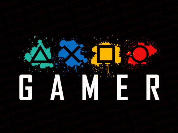 Gamer t-shirt design