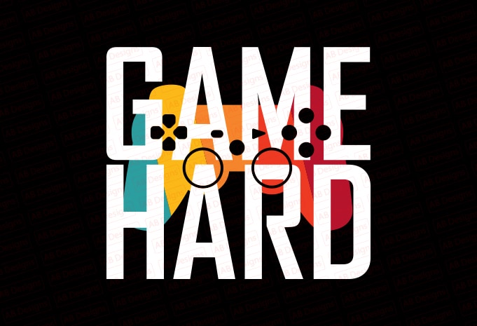 Game hard T-Shirt Design