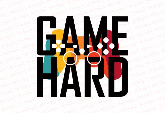 Game hard T-Shirt Design