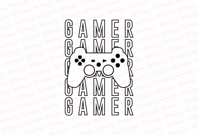 Gamer T-Shirt Design
