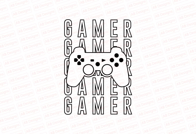 Gamer T-Shirt Design