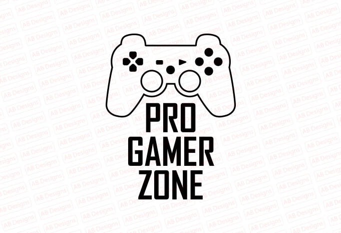 Pro gamer zone T-Shirt Design