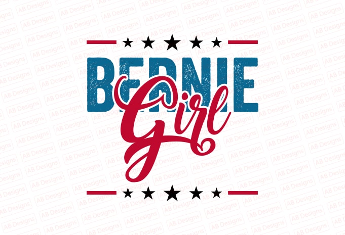 Bernie girl T-Shirt Design