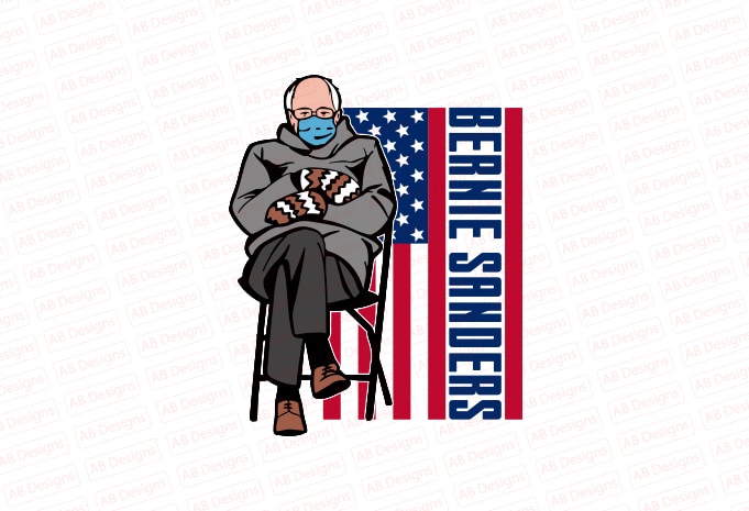 Bernie sanders mittens T-Shirt Design