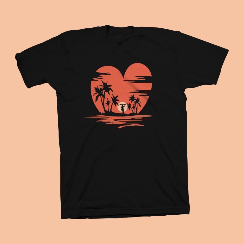 I Love Sunset t shirt design, We love sunset t shirt design, Summer t shirt design for sale