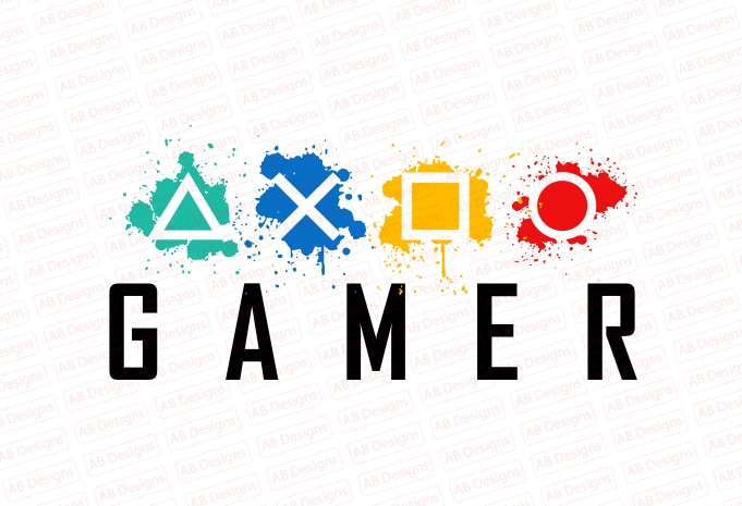 Gamer T-Shirt Design