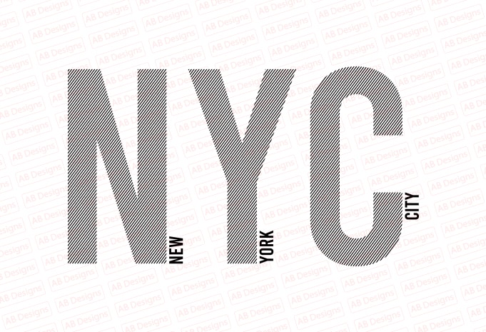 NYC, New york city USA T-Shirt Design