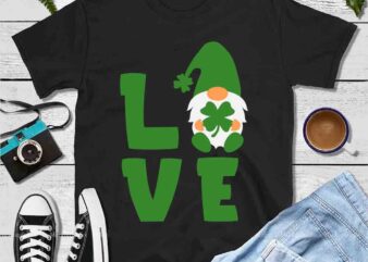 Gome love patrick day, gome patrick day svg, gome svg, st patrick day svg, patrick day t shirt design template