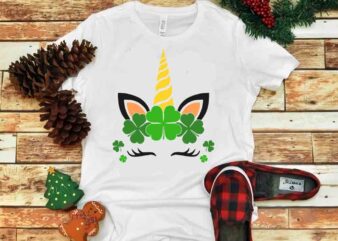 St Patrick’s Day Unicorn, St Patrick’s Day Unicorn svg, St Patrick’s Day svg, Unicorn svg, St Patrick’s Day t shirt template vector