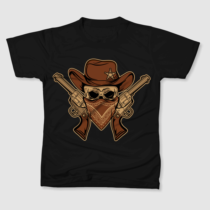 WILD WEST SKULL