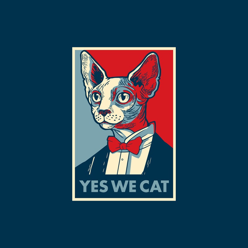 YES WE CAT - Buy t-shirt designs
