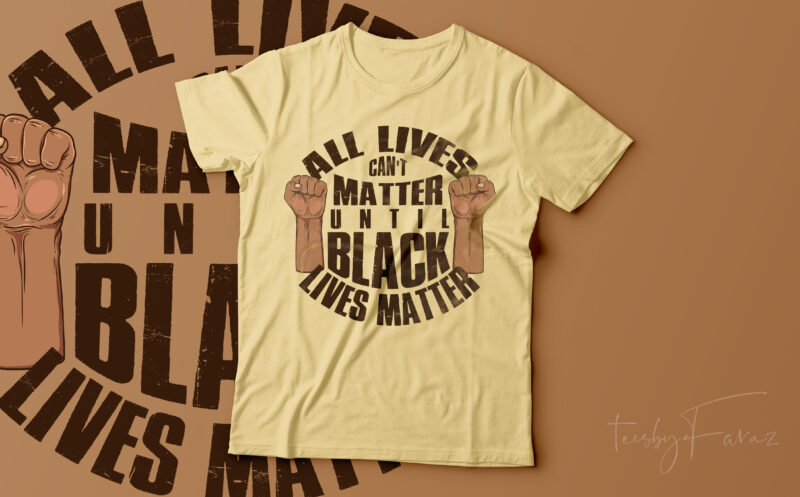 All Lives can’t matter until black lives matter