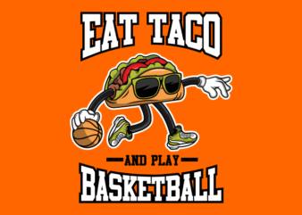 basketball tacos t shirt template