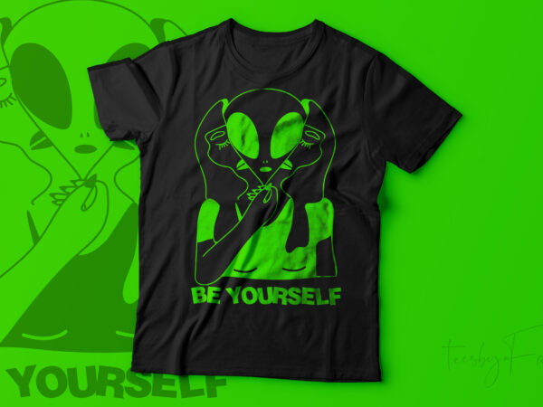 Be yourself | cool design | face reveal t shirt for sale