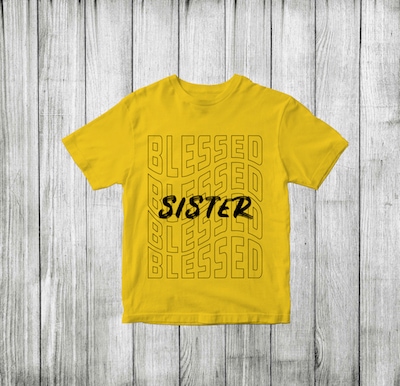 Blessed sister – blessed family quotes t shirt designs , blessed family svg , blessed family craft