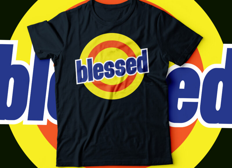 blessed tied replica design |blessed typography design
