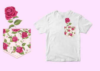 pocket flower , svg t shirt design