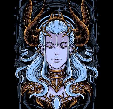 Ice witch tshirt design