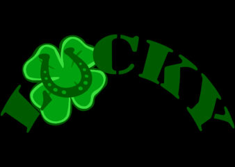 Lucky t shirt design, St.patrick t shirt design