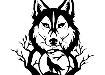 Wolf vector, Wolf Svg, hunting svg, mountain svg, Wolf combination Svg, Wolf howling Svg, Wolf leader Svg, Wild wolf Svg, Wolf vector, Wolf logo, Animals Svg, Wild Animals Vector