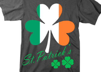 Clover irish flag tshirt design, Patricks day, Patrick, Irish