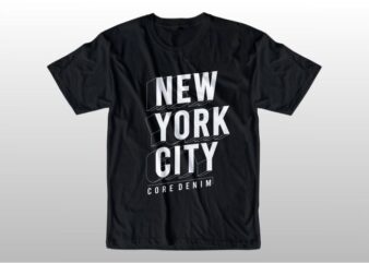 new york city urban street t shirt design graphic vector