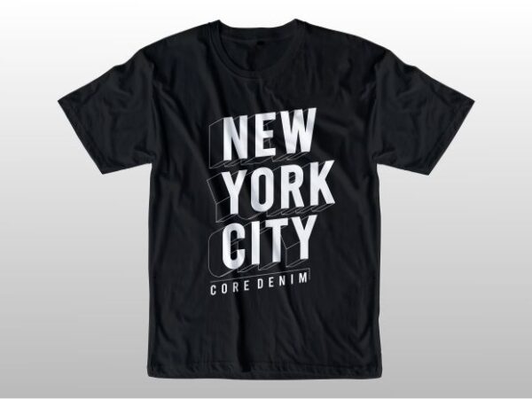 New york city urban street t shirt design graphic vector