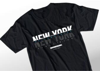 new york urban city svg t shirt design graphic vector