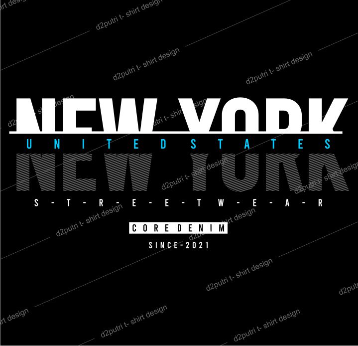 t shirt design graphic, vector, illustration new york city lettering typography