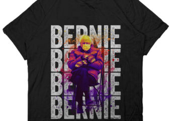 Colorful Bernie Sanders mittens png – Bernie sanders tshirt design