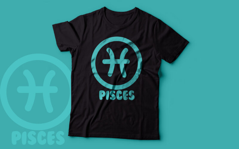 Pack of Zodiac signs colorful t shirts designs ready to print