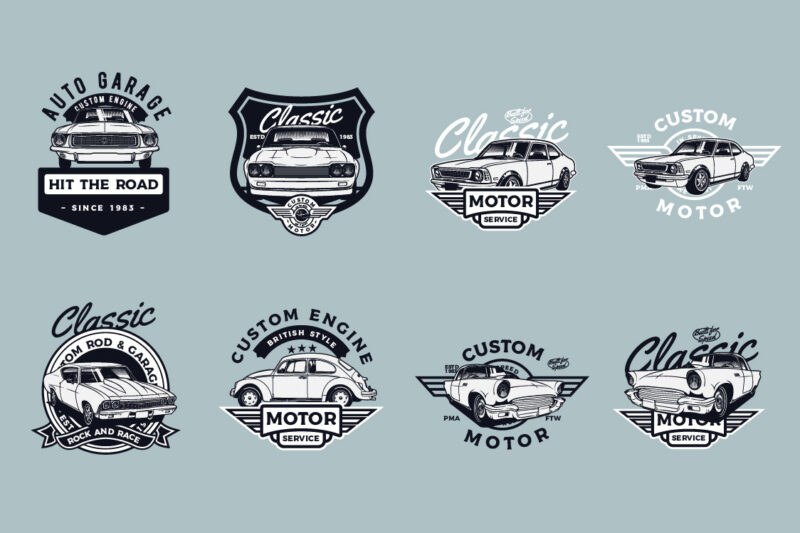 Classic Car T-shirt Collection Volume 2