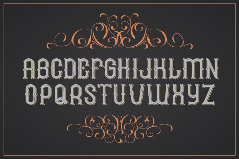 10 Vintage Font Families Bundle