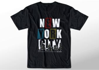 new york urban style t shirt design graphic vector