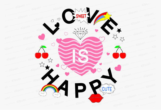Free Love is happy funny quotes t shirt design graphic, vector, illustration motivation inspiration for woman and girls lettering typography