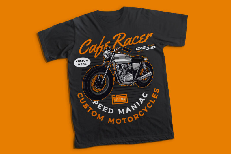 Caferacer t-shirt design