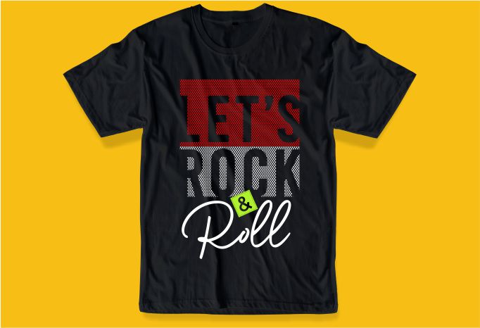 Kutipan musik rock and roll svg t shirt Desain grafis, vektor, ilustrasi huruf tipografi