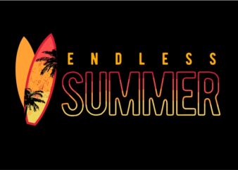 Endless Summer vector clipart