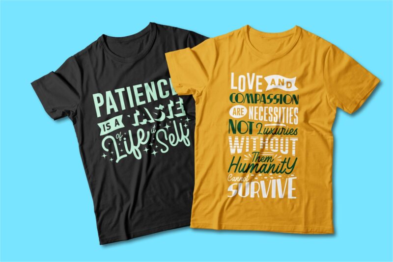 Kindness quotes t shirt designs bundle, Typography t shirt designs. Vector t-shirt design for commercial use. T shirt design for pod