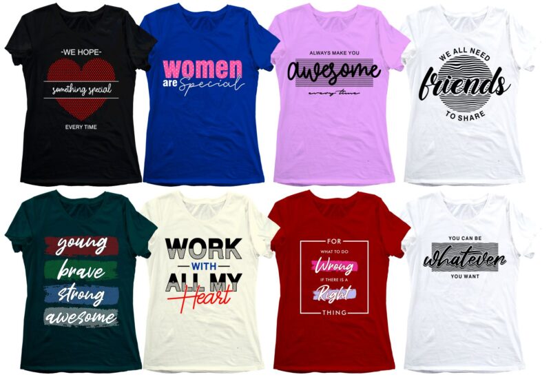 woman t shirt design bundle graphic, vector, illustration love inspiration motivation funny quotes lettering typography